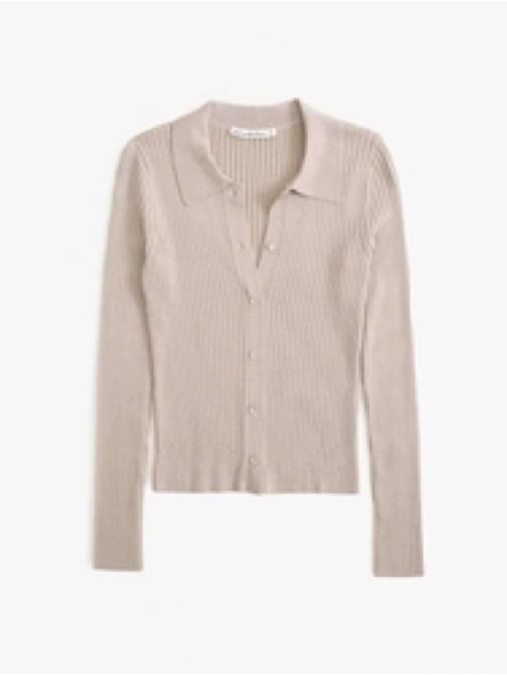 Abercrombie Women’s Glossy Slim Polo Top